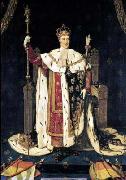 Jean Auguste Dominique Ingres Portrait of the King Charles X of France in coronation robes china oil painting artist